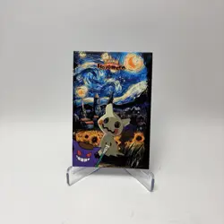 Holo Gengar Painting Mimikyu Halloween Database Card Van Gogh Non TCG - Image 1