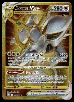 Pokemon TCG Arceus VSTAR 184/172 SWSH Brilliant Stars Secret Rare Card NM - Image 1