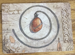 MTG The Brothers' War Art Card, Mox Amber 68/81 - Image 1