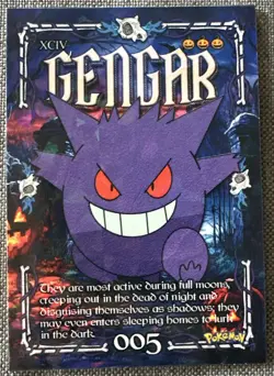 Gengar #005 - Cracked Ice Holo - Prisma Trick or Treat Cards - Pokemon - Image 1