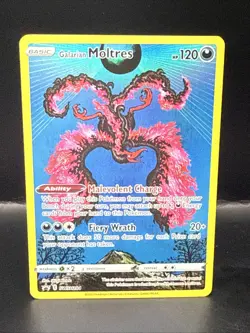 Pokemon Galarian Moltres SWSH284 Black Star Promo Pokemon Card - Image 2