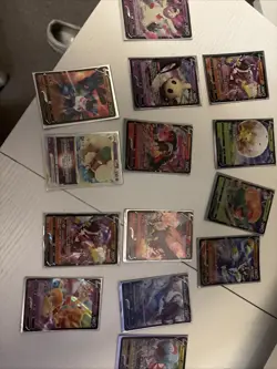 Pokemon TCG Card Collection Assorted Lot Of 14 Ultra Rare Mint Condition - Image 1