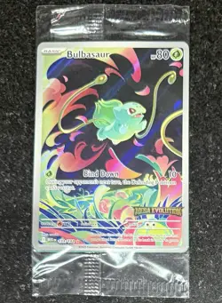 Pokemon TCG Mega evolutions Stamped Promo card - Bulbasaur 133/132 - NM - Sealed - Image 1