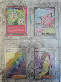 9 Card Pokemon Mixed Lot Bundle Trainers, Holographic, Full Art ,Ex - Image 2