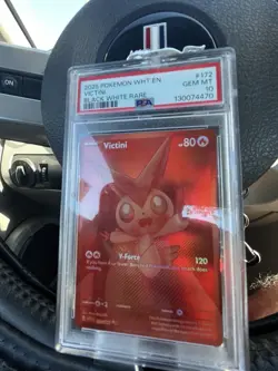 2025 Pokemon Victini Black White Rare PSA 10 Gem Mint Card - Image 2