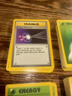 Pokemon TCG Base Set Lot of 170 Cards (Trainers, Energy) All NM - Image 2