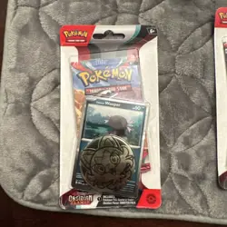 POKEMON WOOPER card & coin Scarlet & Violet Obsidian Flames booster pack NEW - Image 2