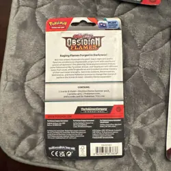 POKEMON WOOPER card & coin Scarlet & Violet Obsidian Flames booster pack NEW - Image 3