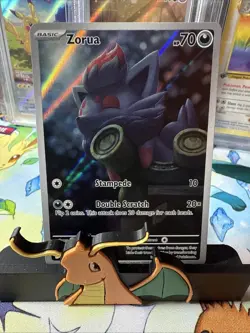 Zorua 075/064 Shrouded Fable Holo Illustration Rare Card Pokemon TCG NM - Image 1