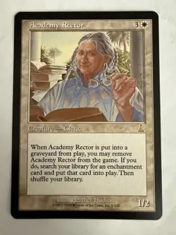 MTG: Academy Rector Card Regular Urza's Destiny Magic The Gathering- LP - Image 1