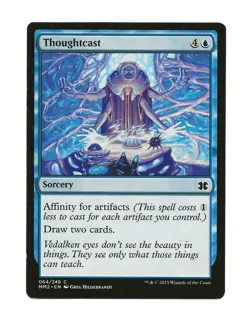 Thoughtcast MTG Sorcery Card Modern Masters 2015 1x LP/MP Magic the Gathering - Image 1