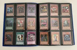 Yugioh Vintage 16 Foil/360 Card Binder Lot Dark Magician Blue-Eyes Red-Eyes 2002 - Image 3