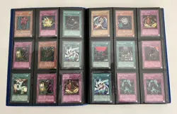 Yugioh Vintage 16 Foil/360 Card Binder Lot Dark Magician Blue-Eyes Red-Eyes 2002 - Image 5