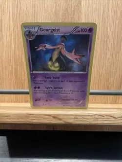 Pokemon Card Gourgeist XY Base Set Reverse Holo Rare 57/146 - Image 1