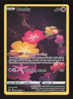 Comfey GG14/GG70 Pokemon Crown Zenith Full Art Holo Card - Image 1