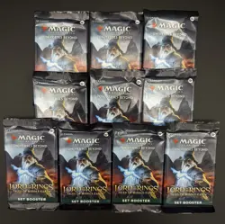 Lord of the Rings: Tales of Middle-Earth MTG Set Booster Pack Lot (10) Magic - Image 1