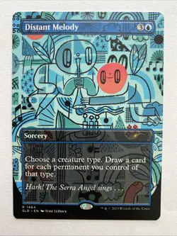 Magic The Gathering Secret Lair Gift Wrapped DISTANT MELODY 1464 MTG NM - Image 1