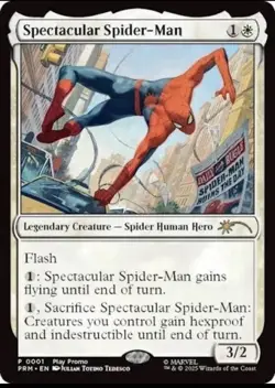 Spectacular Spider-Man promo MTG Spotlight Series Promo NM - Image 1