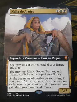 Nalia de'Arnise Extended Art , Commander Battle for BG ,NM,MTG,FREE SHIPPING - Image 1