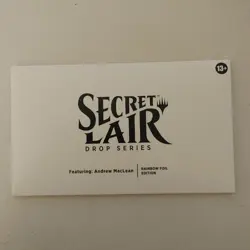 MTG Secret Lair Featuring Andrew MacLean Rainbow FOIL Sealed New Magic Gathering - Image 1