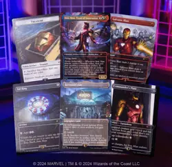 MARVEL x Secret Lair Magic The Gathering Rainbow Foil Iron Man Set - Image 2