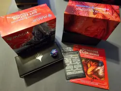 EMPTY Bundle Box Lot of 4 in FIAB Vegas MtG MKM LotR D&D AFR MH3 Gift - Image 2