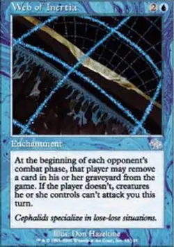 1x Web of Inertia Light Play MTG Magic - Kid Icarus - - Image 1