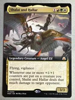 MTG / Shalai and Hallar / MOC / #96 / Regular (Extended Art) / Mythic / NM - Image 1