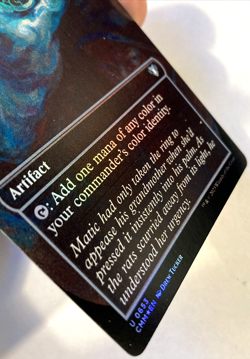 MTG Arcane Signet *BORDERLESS FOIL* Commander Masters 0653 NM - Image 2