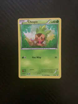 Chespin XY88- BREAKthrough Collector Chest-Black Star Promo Holo TCG Pokemon NM - Image 1