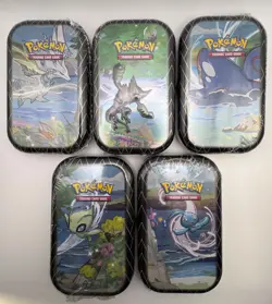 Pokemon TCG: Shining Fates 5 Mini Tins Set (Sealed) (Code L20) - Image 2