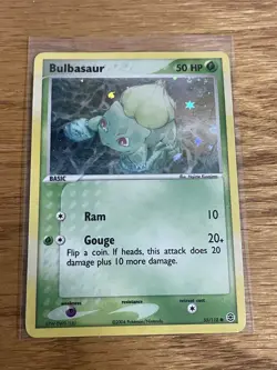 Bulbasaur 2004 Pokemon FireRed LeafGreen R-Holo #55/112, LP/Light Play, WOTC-Era - Image 2