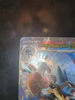 Mega Lucario Ex 179/132 Secret Illustration Rare Pokemon Near Mint Condition - Image 2
