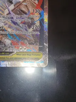 Mega Lucario Ex 179/132 Secret Illustration Rare Pokemon Near Mint Condition - Image 4
