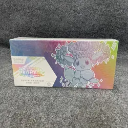 POKEMON TCG Scarlet & Violet Prismatic Evolutions Super-Premium, Worn Box - Image 1