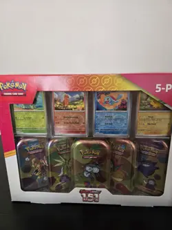 Pokemon 151 Costco 5-Pack Mini Tin Bundle Exclusive New & Sealed 🇬🇧 UK Seller - Image 1