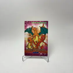 Pokemon Pocket Book Set Charmander Charmeleon Charizard Cracked Ice Holo - Image 1