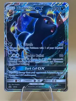 Pokemon Umbreon GX SM36 Black Star Promo Sun & Moon Near Mint - Image 1