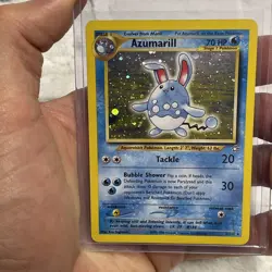 Pokemon Azumarill Neo Genesis 2/111 HOLO RARE LP Lightly Played Pokemon Vtg WOTC - Image 1