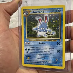 Pokemon Azumarill Neo Genesis 2/111 HOLO RARE LP Lightly Played Pokemon Vtg WOTC - Image 2
