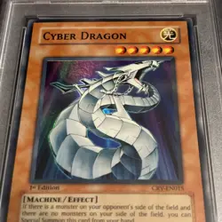 YuGiOh! Cyber Dragon - 1st Ed - CRV-EN015 - Super Rare - Image 2