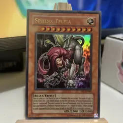 Yugioh Sphinx Teleia EP1-EN003 Ultra Rare Unlim - MP - Image 1