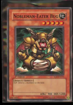 Nobleman-Eater Bug - SOD-EN030 - Common - 1st Edition - NM - Yugioh - Image 1