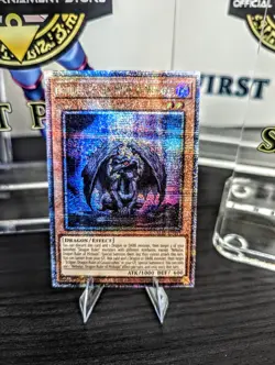 Yu-Gi-Oh! Nebulus, Dragon Ruler of Mishaps ALIN-EN019 Quarter Century Rare - Image 1