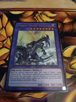 1x Tryant Burst Dragon LCKC-EN063 Ultra Rare Foil Mint Condition Unlimited... - Image 1