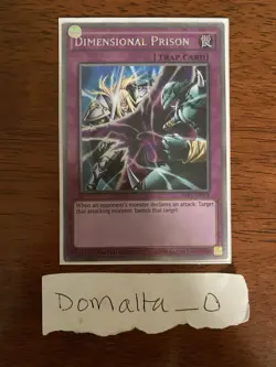 Yugioh Dimensional Prison NKRT-EN034 Limited Edition Platinum Rare LP - Image 1