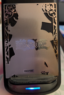 Dark Magician Girl 93/100 Waifu Gold Premium Metal Card Anime Goddess Story - Image 2