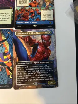 6x Spider-Man MTG HTF Cards - Image 2