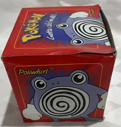 Pokemon Poliwhirl 23k Gold Plated Trading Card & Pokeball Burger King Sealed - Image 1