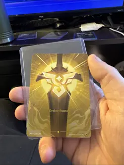 Alt Art Riftbound Order Rune Card Origins 214a/298 English League Of Legends - Image 1
